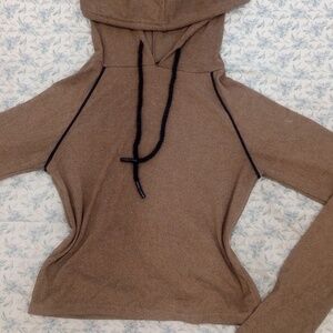 Boom Boom Jeans Brown Woman's Hoodie